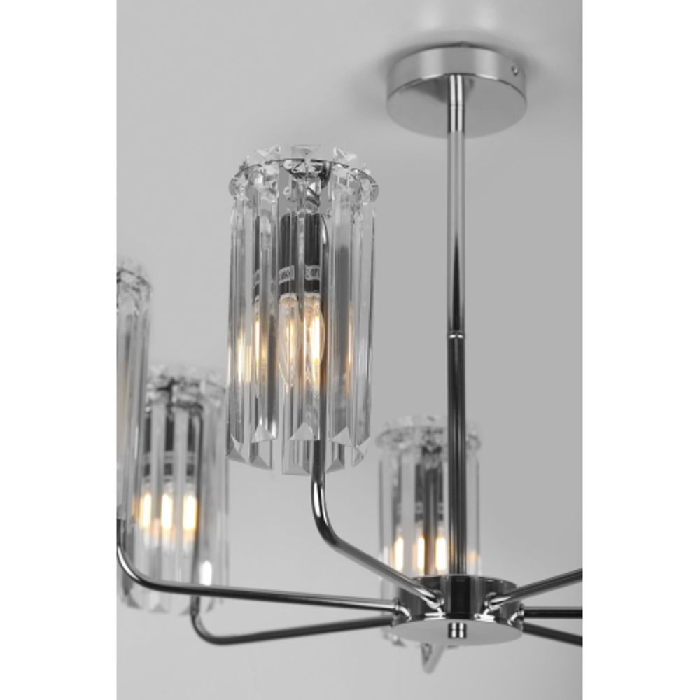 Люстра Rivoli Ifa 1063-307 7хЕ14 40 Вт хрусталь | Rivoli