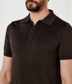 Поло Otto Oscar Jacobson - коричневый(68023918)