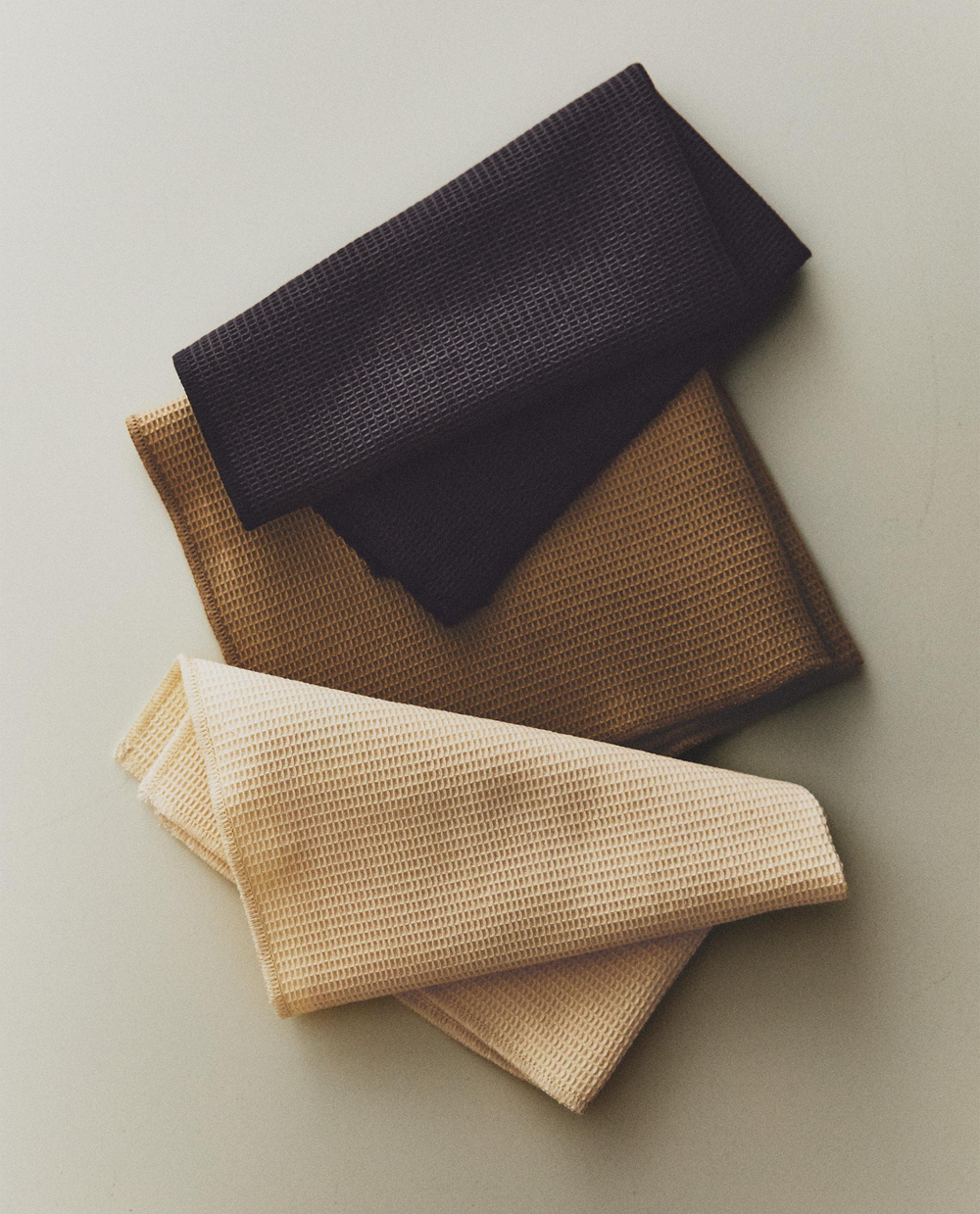 Zara Home кухонное полотенце из хлопка, 40 40 см (комплект 3 шт.) · 9258/026