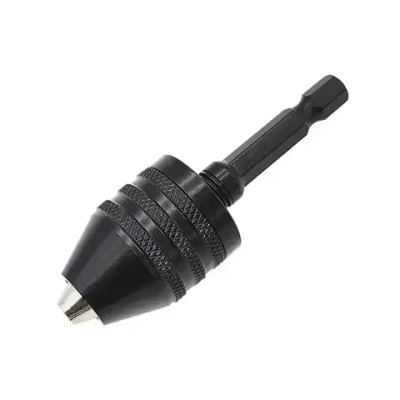 Патрон на шуруповерт для сверл, быстрозажимной с шестигранным хвостовиком 0,3-8 мм