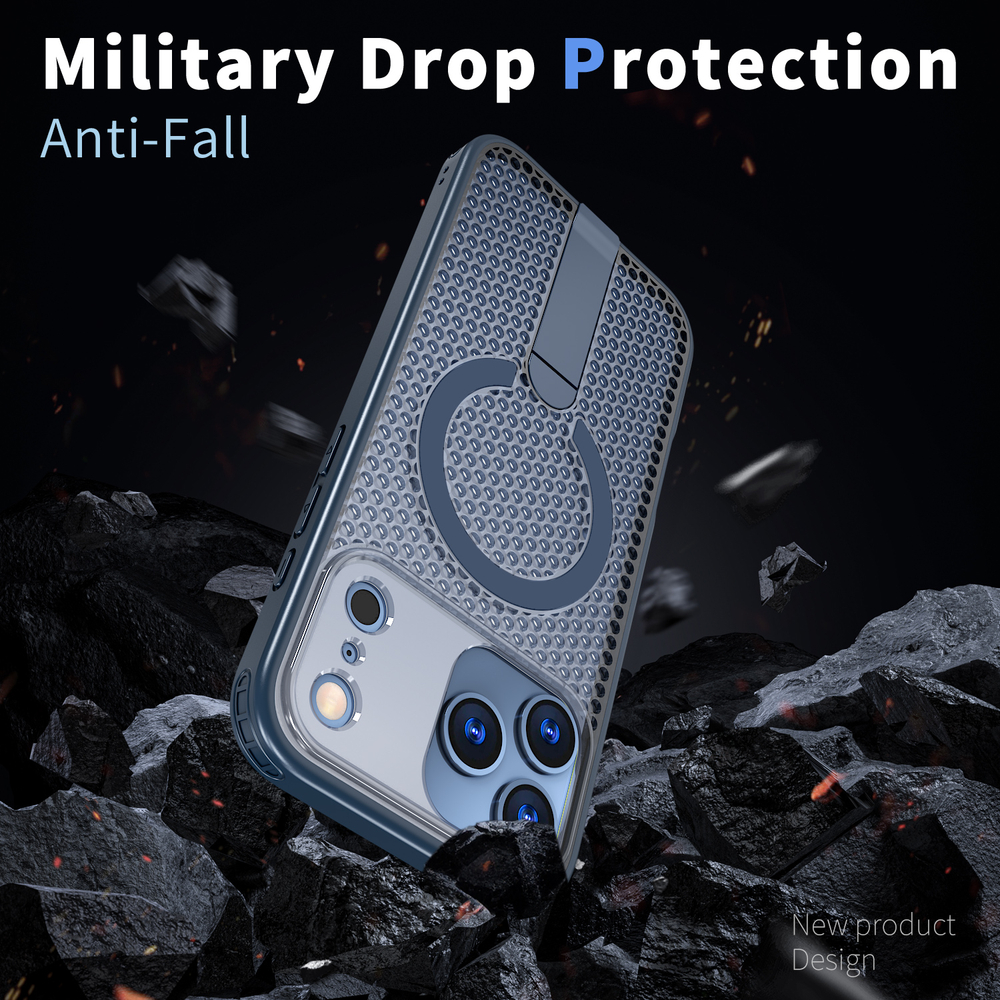 Прозрачный чехол Mesh Pro Magnetic Case для iPhone 17 Pro Max