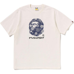 A Bathing Ape Bathing Ape Футболка Cotton Drop Shoulder Sleeve Moderate Straight Fit Summer 0zxtem345101q