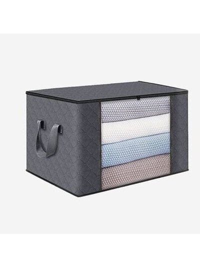 Короб для хранения с крышкой на молнии 60х43х35 см