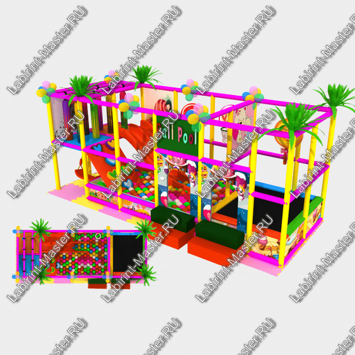 Детский игровой лабиринт "Дорога к чудесам"