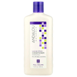 Andalou Naturals, Кондиционер, для объема, густоты, блеска, сияния волос, поднимает от корней, лаванда и биотин, 11,5 ж. унц. (340 мл)
