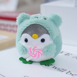 Мягкий брелок "Пингвин в костюме"