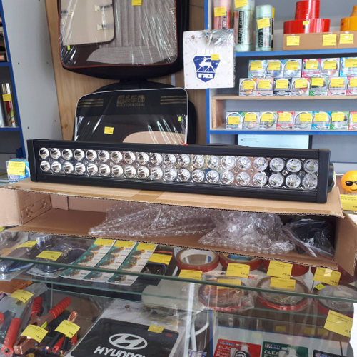 120W (HM) / Светодиодная балка, 120W, 54 см, двухрядная, дальний свет, боковые крепления, projector (1 шт.) =