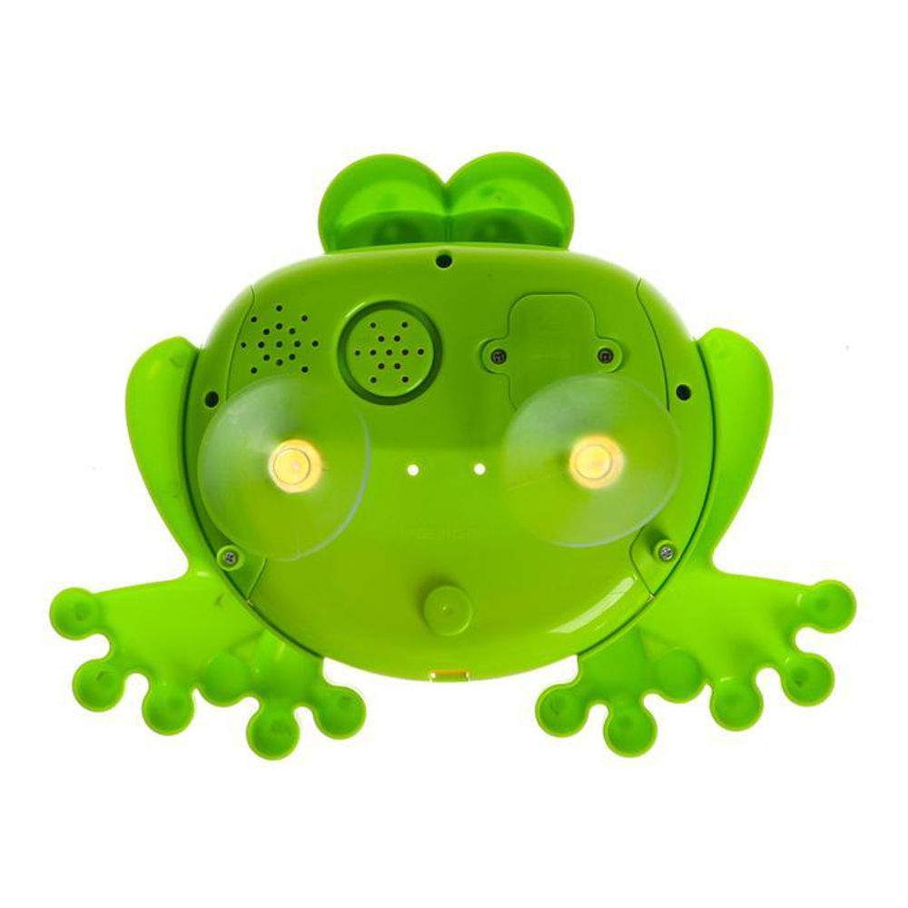 5799704 Генератор мыльных пузырей и пены «Лягушка» на присосках, 20,5 × 7 × 20 см