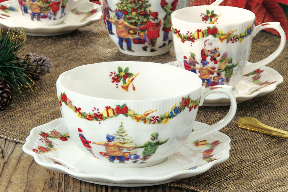 Чайная пара 300мл Easy Life Хоровод