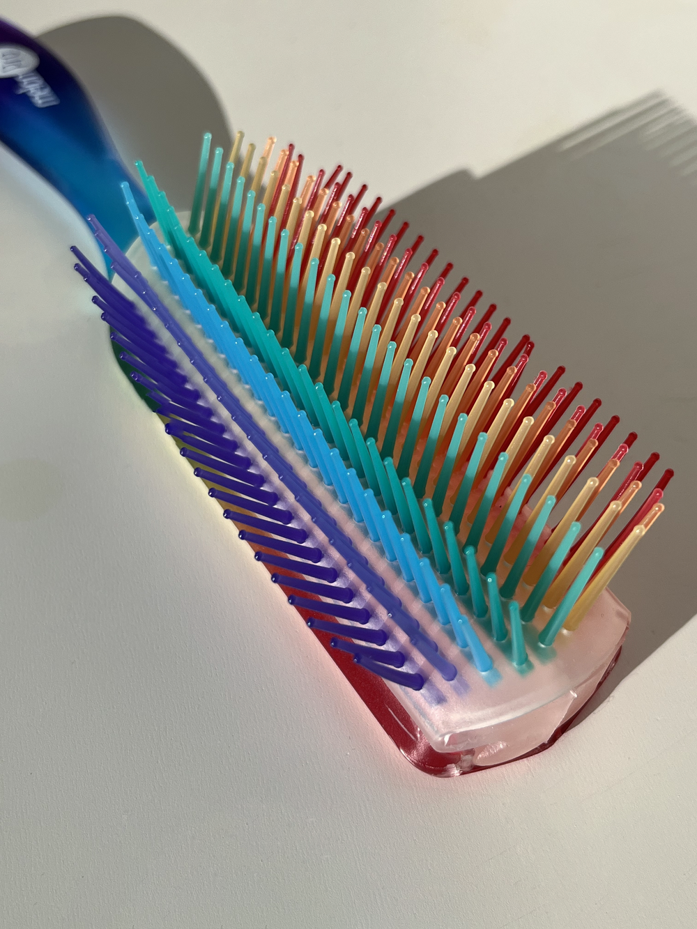 Щетка Melon Pro WB945 продувная 9-рядов радужный 22,5*6cm