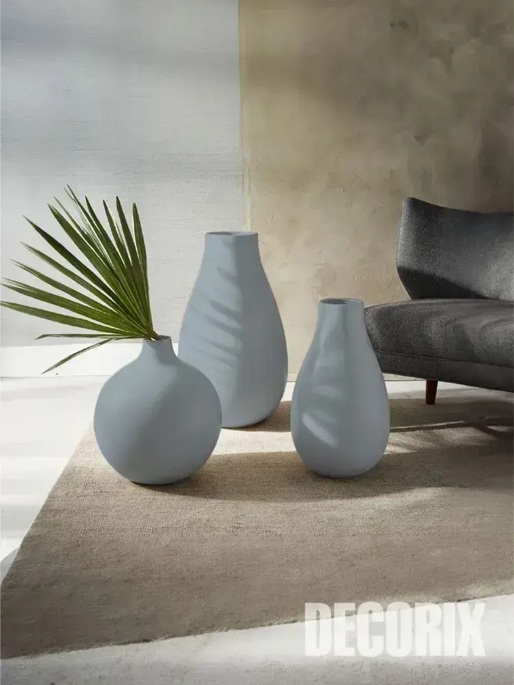 Краска серая в баллончике матовая акриловая DECORIX - эмаль аэрозольная для любых поверхностей 520 мл