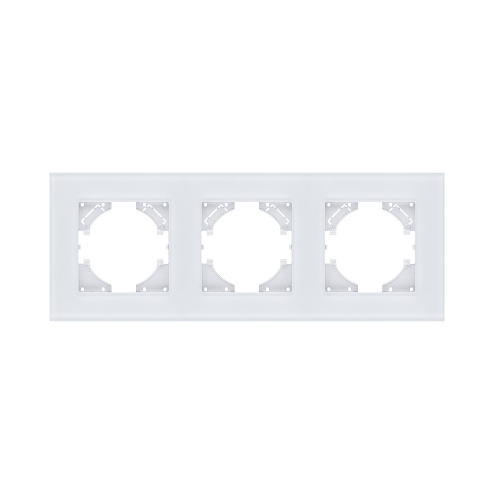 Рамка 3-постовая, стекло белый Kollinger Reflex MG RM3WH