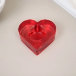 Подсвечник «Тайна любви» 8,5*8,3*3 см, Рубин