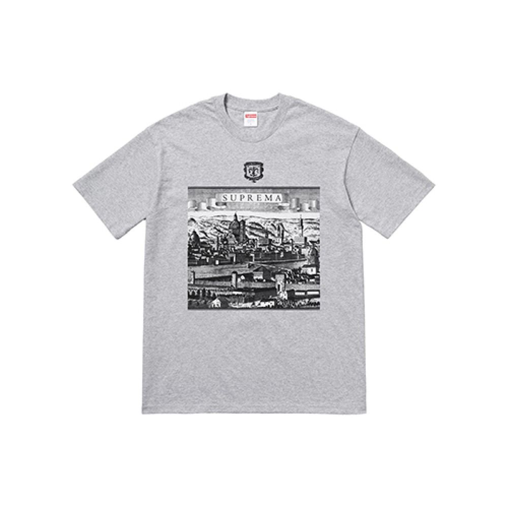 Supreme SS18 Fiorenza Tee Heather Grey T