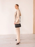 Сумка женская кросс боди через плечо на ремне из экокожи повседневная и деловая для женщины