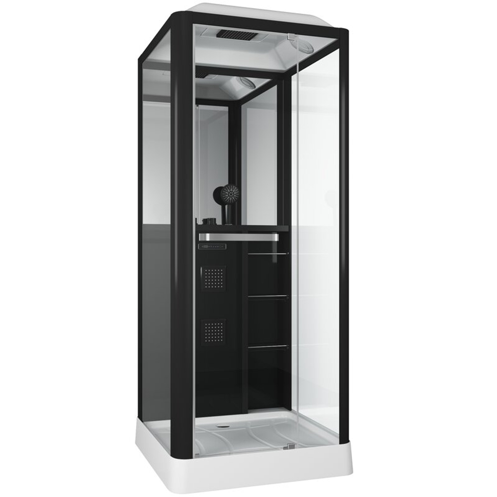 Душевая кабина Grossman Alba GR221(R) (90x90x225) дверь распашная,3 места