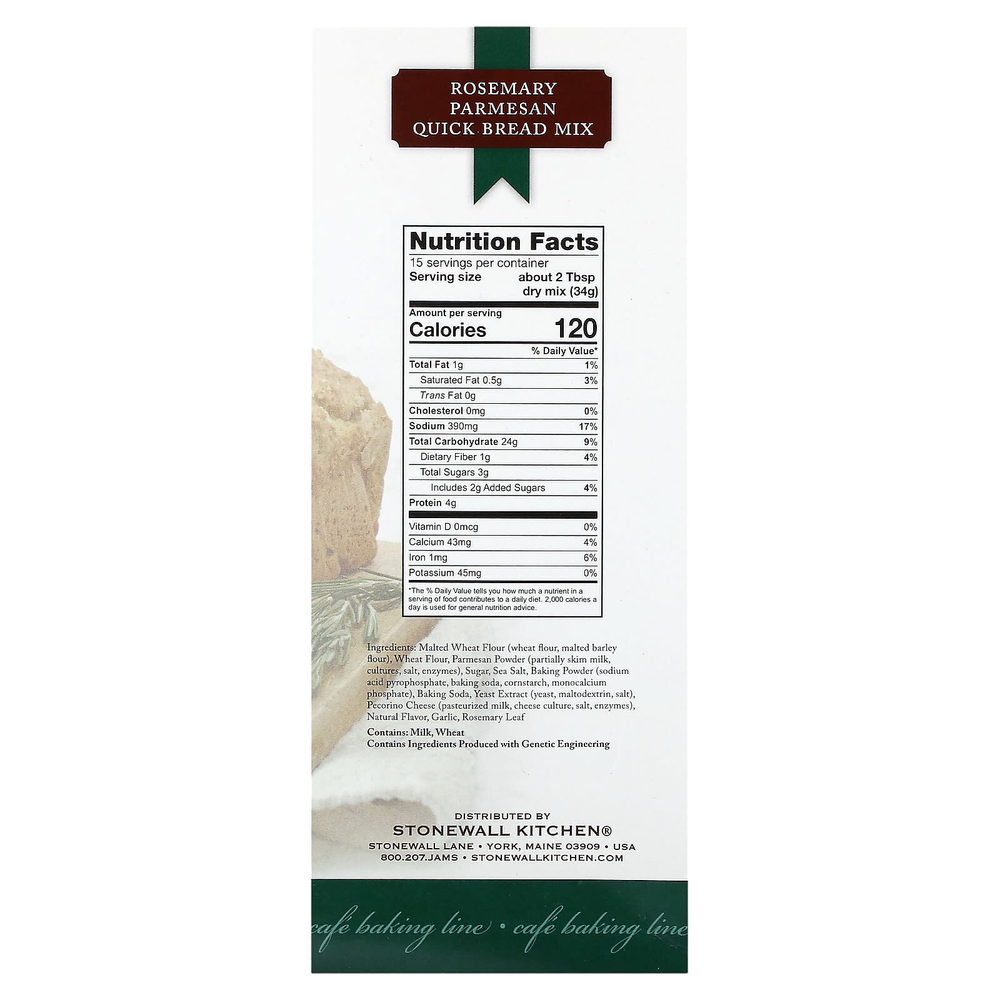 Stonewall Kitchen, смесь для быстрого приготовления, розмарин и пармезан, 510 г (18 унций)