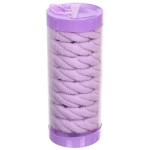 Резинки для волос детские в тубе 8шт «ЗАБАВА», косичка, цвет сиреневый, d-4см (наклейка Кокетка)