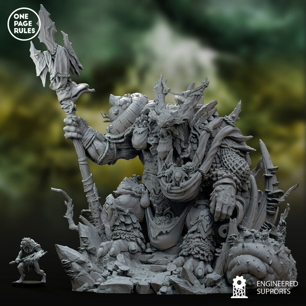 Grand Alliance Chaos Maggotkin of Nurgle Rotigus миниатюра для dnd, днд, pathfinder, фентези, Настольная игра, НРИ, Варгейм, РПГ