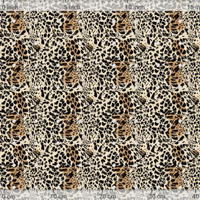 Тренд грациозный леопард. Пятнистый животный принт by Klimuska_shop 1200 DPI