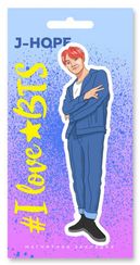 Фигурная магнитная закладка. BTS. Jhope