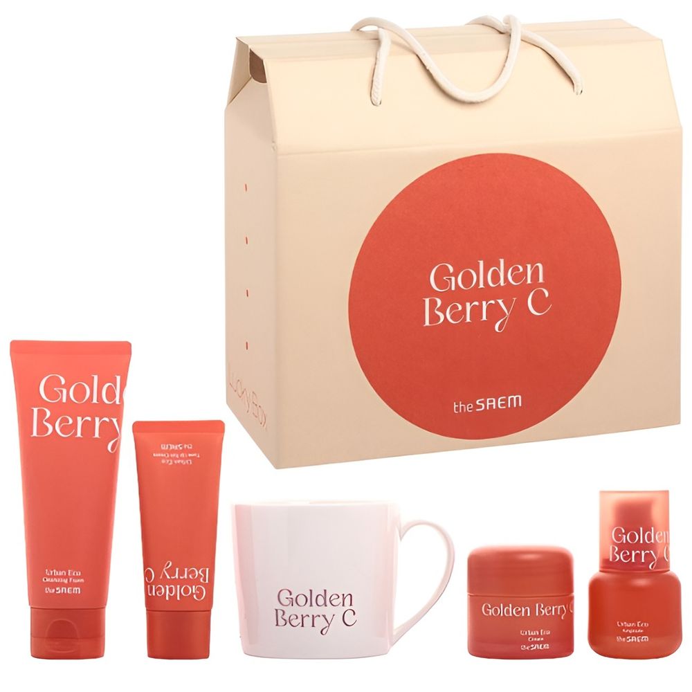 The Saem Urban Eco Golden Berry C Toner Pack Пэды пропитанные экстрактом физалиса