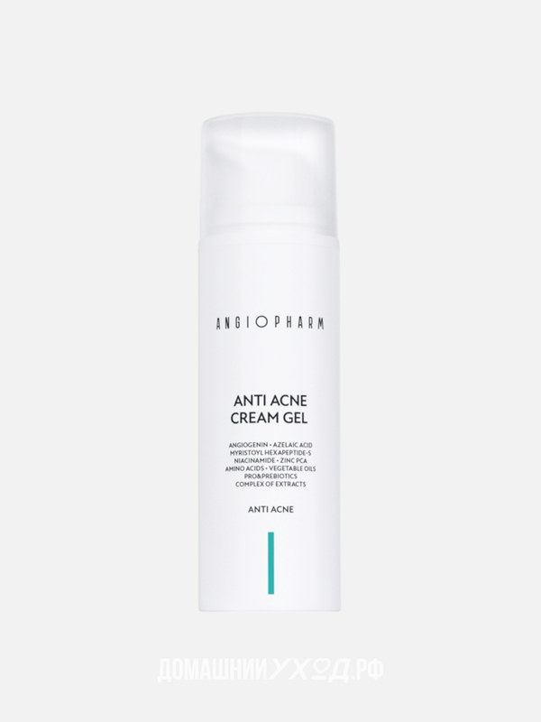 Крем-гель для проблемной кожи лица Anti-Acne Gel, Ангиофарм, 50 мл