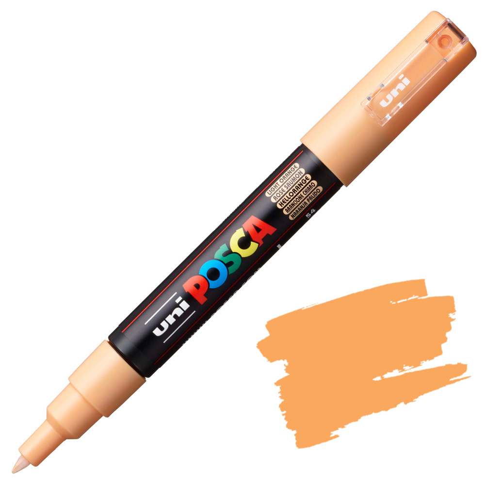 Маркер UNI POSCA PC-1M, 0.7 мм. Light orange