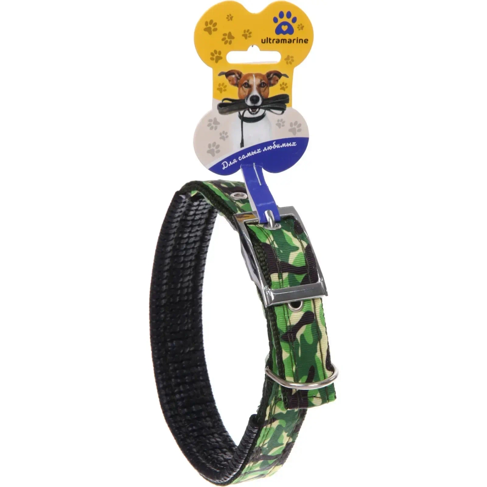 Ошейник для собак 2,5*54см «Zooland-Милитари» Ultramarine