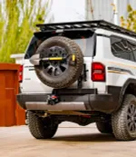 Крепление запасного колеса с фонарем для Toyota Land Cruiser Prado 250 LC250 2024+ Тойота крузер крузак Калитка запаски запаска