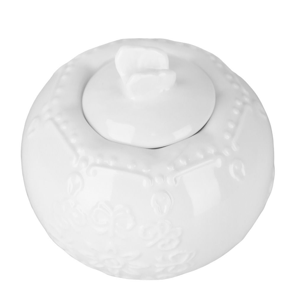 Сахарница " " 9х9х9см v=220мл (min4) (фарфор) (транспортная упаковка)