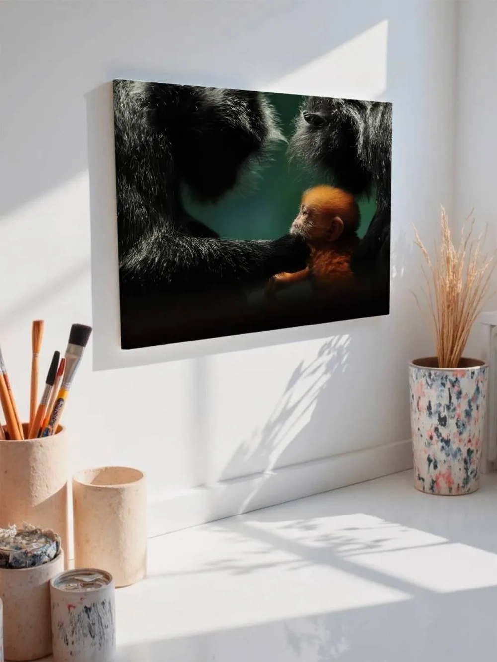 Картина на стену 40 X 50 Обезьяны