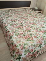 Покрывало гобеленовое Букет пионов 1,5-спальный (150х200)