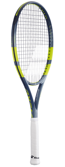 Теннисная ракетка Babolat Pure Aero Lite Gen-9 - metallic dark forest/yellow + струны