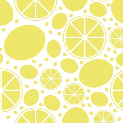 УЗОР с лимонами. Сочные желтые лимоны