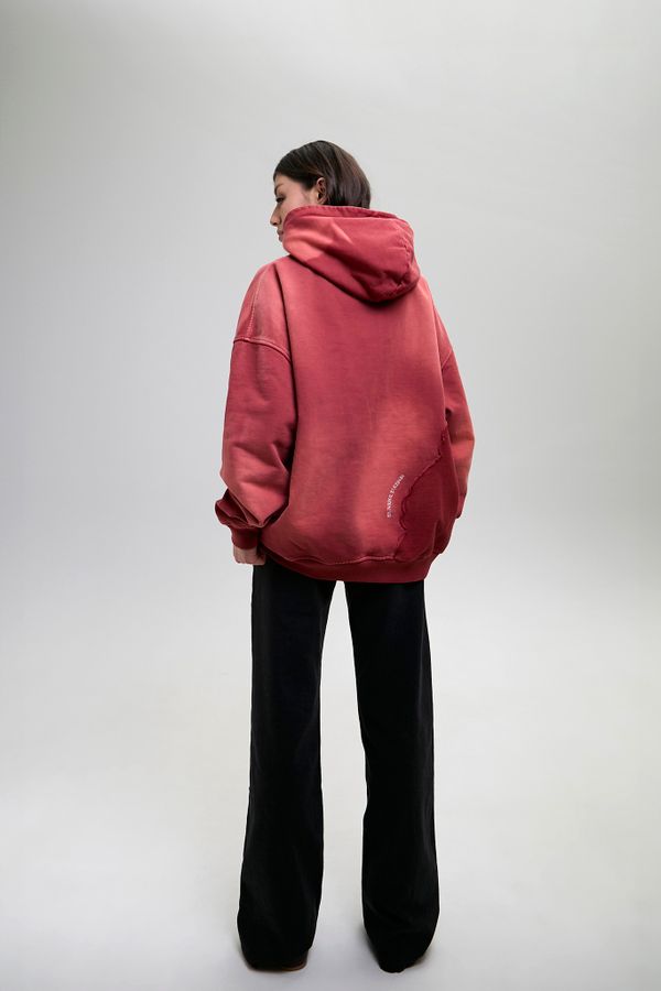 Худи Scheme of the City красный - фото 6