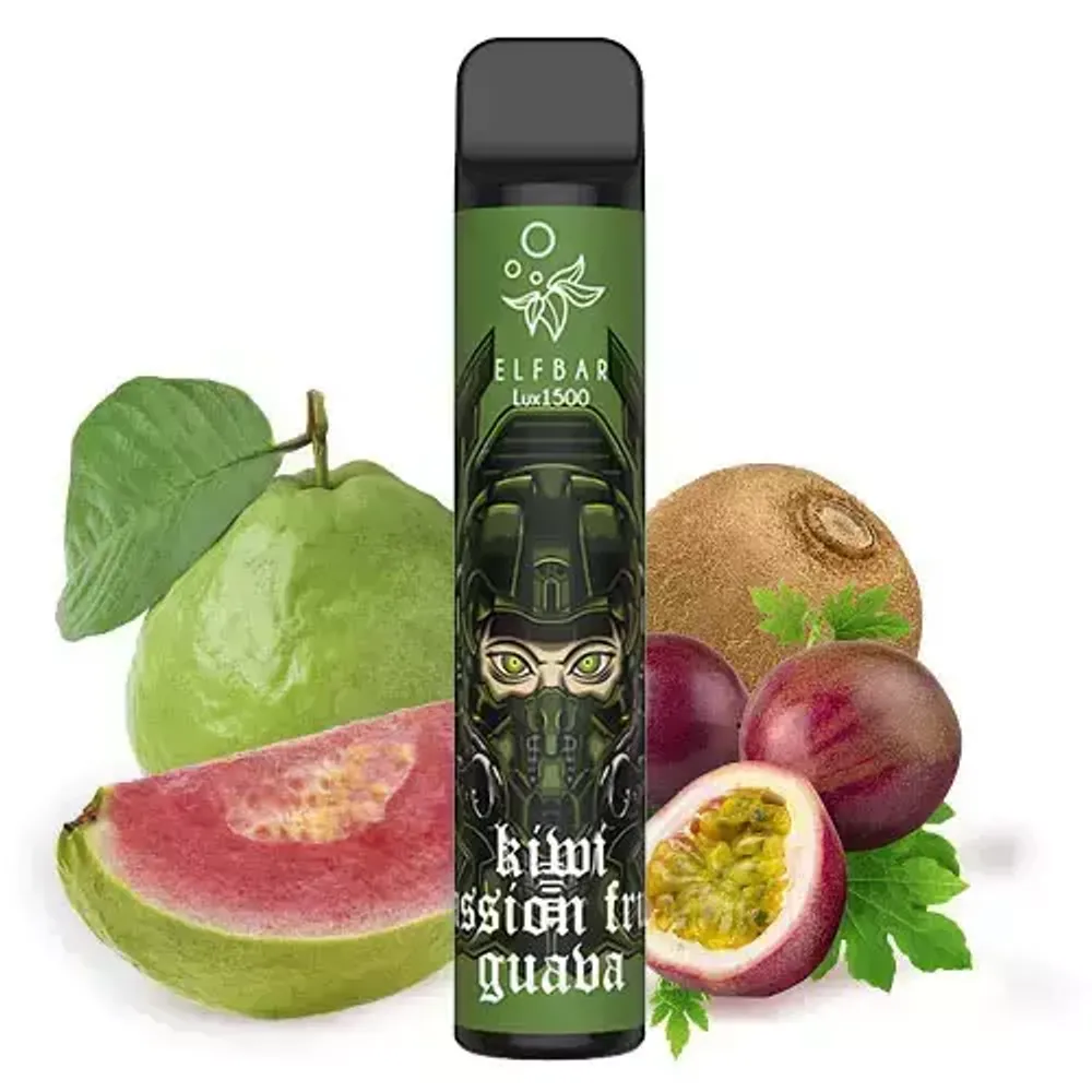 Elf Bar - Kiwi Passion Fruit Guava (1500, 2% nic) lux
