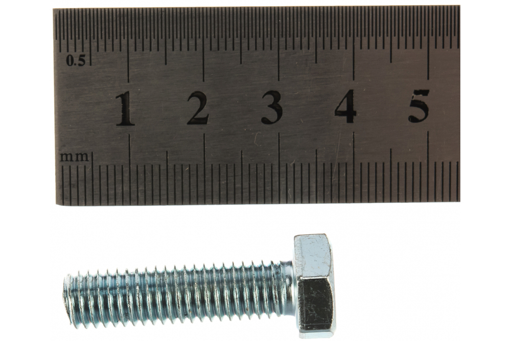 БОЛТ СТРОЙБАТ ОЦИНКОВАННЫЙ DIN 933М 8Х30 4ШТ