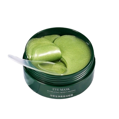 Патчи гидрогелевые для век с морскими водорослями BIOAQUA Green Elastic Moisturixing Eye Mask, 60 шт.