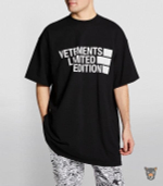 Футболка Vetements "Limited Edition" черная