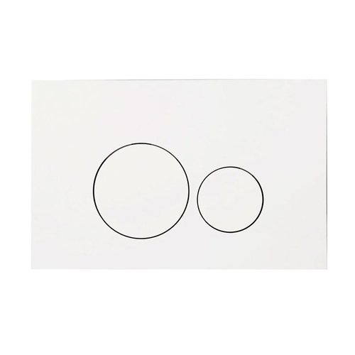 Кнопка инсталляции матовый белый ТП-023