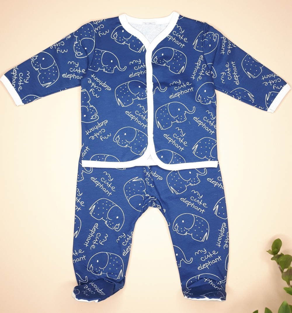 Комплект Мой милый слоник (синий)