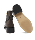 Кожаные ботильоны hamilton flat Michael Kors - черный(40F3HAME6L)