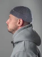 Шапка Antisocial AW42 Beanie Short серая