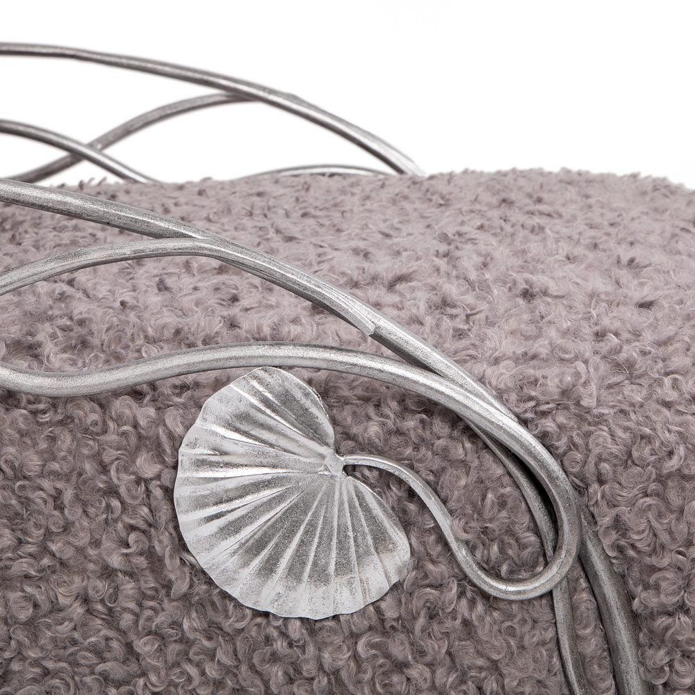 Кресло Нимфея Серый Античное серебро