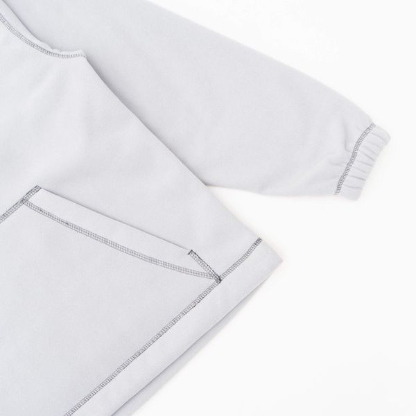 Толстовка FW22 Reverse Fleece Shirt Fog Серая - фото 3