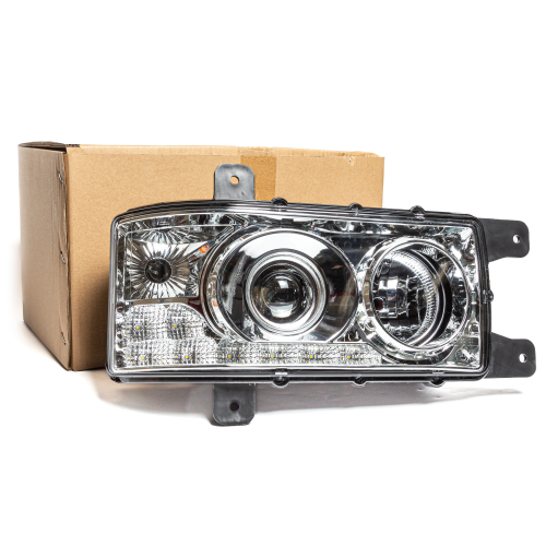 Блок-фара, КамАЗ, с ДХО (8 LED), правая