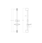 Душевая штанга 982402S