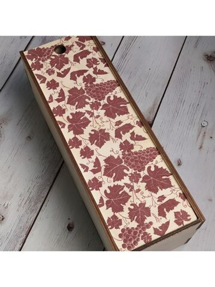 Шкатулка музыкальная под бутылку 36х12х11см