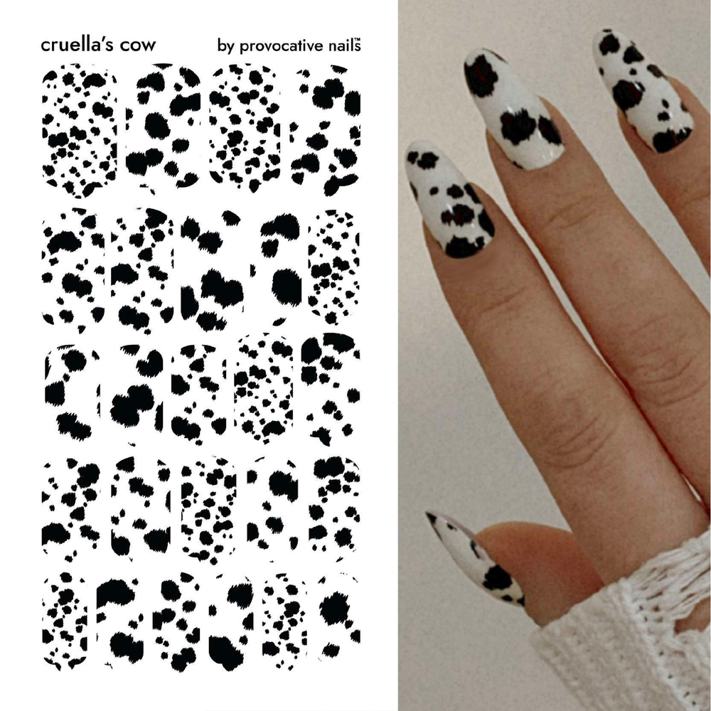 Пленки для маникюра Provocative Nails cruella's cow